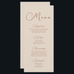 Menu Minimalista Terthy Beige<br><div class="desc">Este menu é caracterizado por estilos de vassoura,  terra neutra e cores beges,  com uma mistura de estilos de fonte diferentes,  muitas vezes em tamanhos diferentes,  para criar um aspecto exclusivo e eclético que faz desses menus uma estética natural.</div>