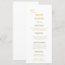 Mínimo Dourado e branco na noite anterior ao casam