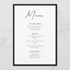 Menu Moldura Moderna e Elegante