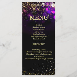 Menu Mulher Afro-Americana Personalizada