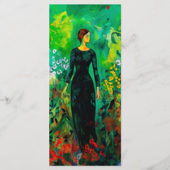 Menu Mulher no Bonito Livro Verde dos Prados (Frente)