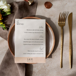 Menu Na moda moderno Pearl e Casamento Branco