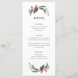 Menu Nativo de Casamento do Flor de Goma Nativa Au