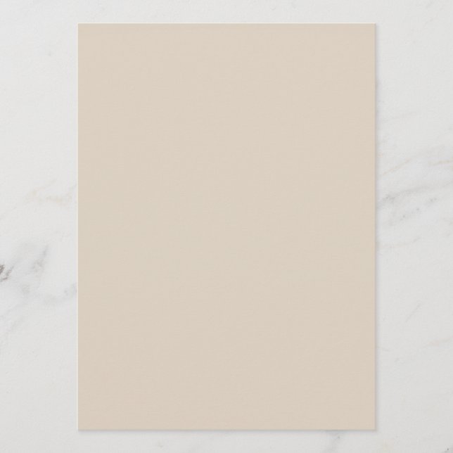 Menu Natural Linen Solid Color (Frente)