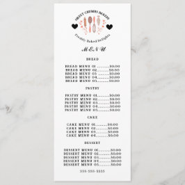 Menu Negócios de Utensílios de Padaria e Confeitaria