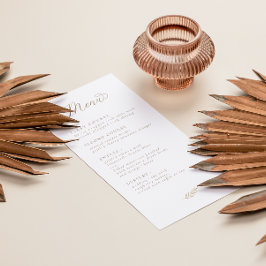 Menu Neutral Boho Baby Brunch