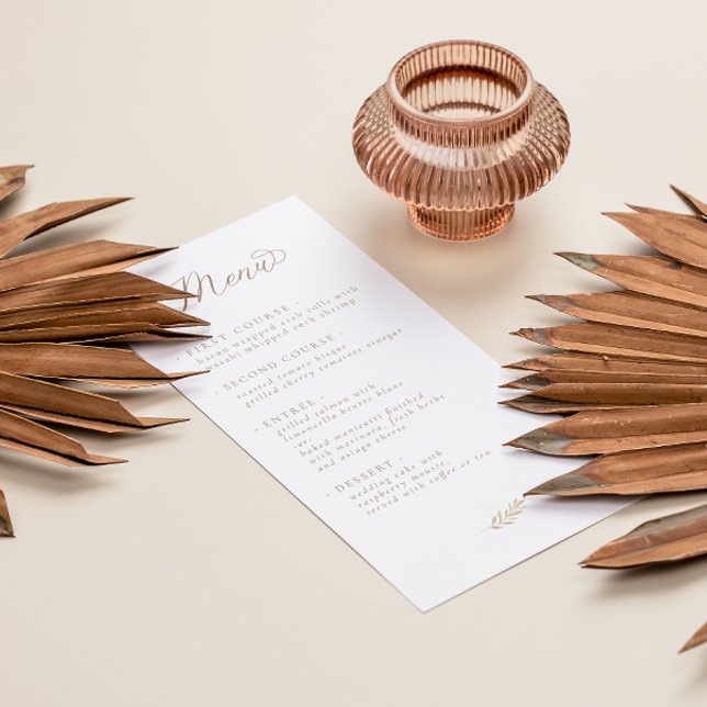 Menu Neutral Boho Baby Brunch (Criador carregado)