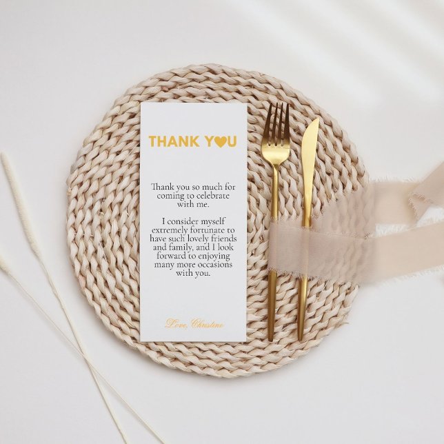 Menu Nota de mensagem do obrigado de script moderno (Criador carregado)