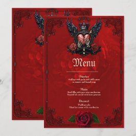 Menu O Coração Rachado: Um Epo Gótico.