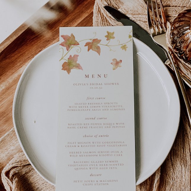 Menu O outono deixa o evento de queda legante (Criador carregado)