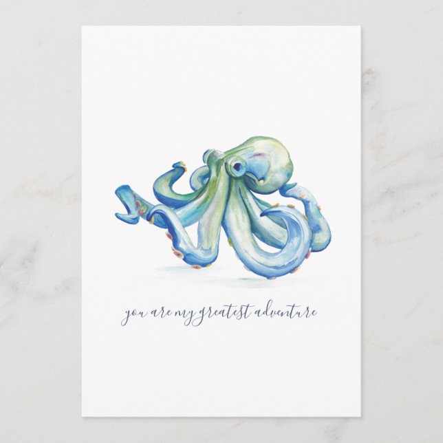 Menu Octopus azul (Frente)