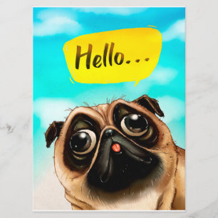 Menu Olá, Pug Gift Idea, Dono do Pug, Presente do Dog