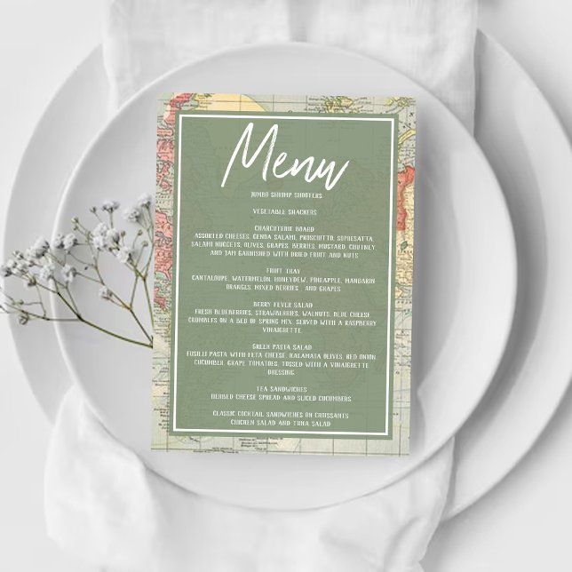 Menu "Os Lugares..." Chá de fraldas (Criador carregado)