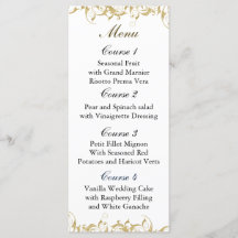 ouro de champanhe Casamento Barroco