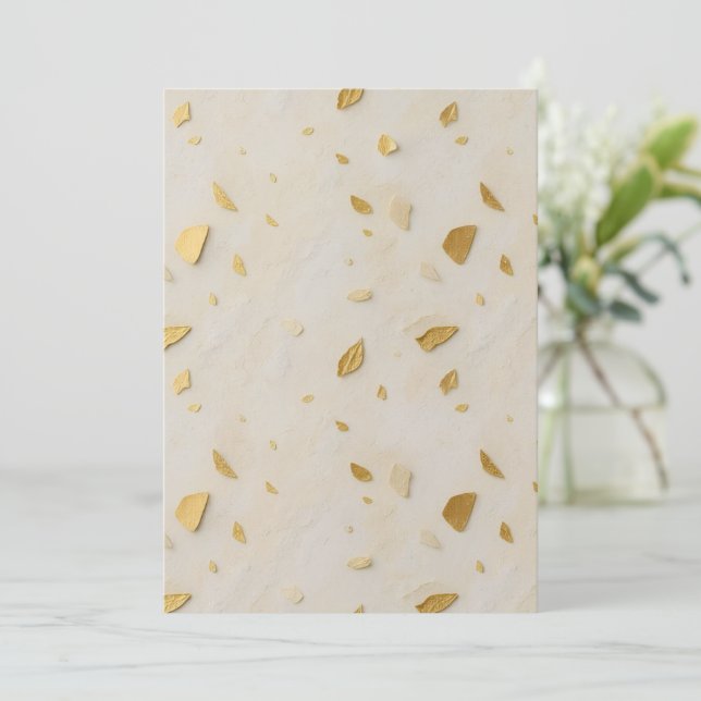 Menu Ouro Quieto — Luxo Sutil e Suite de Casamento (Em pé/Frente)