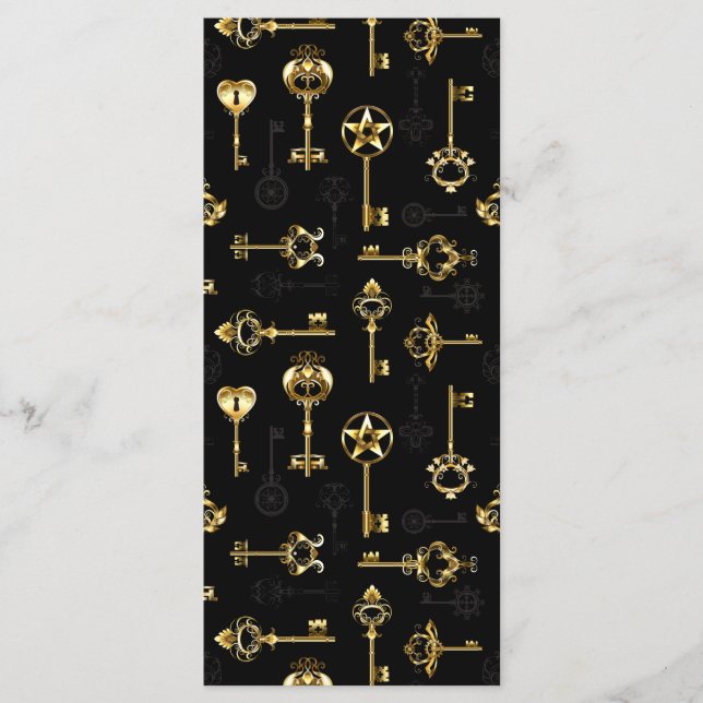 Menu Padrão sem falhas com chaves de Ouro (Frente)