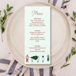 Menu Papais noeis Desenhando Natal