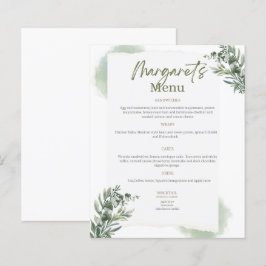 Menu para casamentos e aniversários