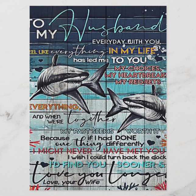 Menu Para o meu marido Design | Letra Love Design | (Frente)