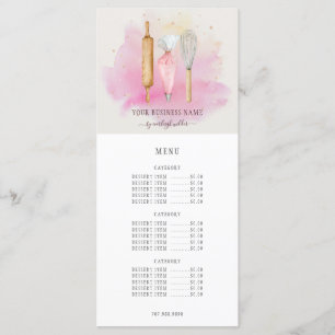 Menu Pastelaria Pastelaria Fogueiros Fusíls Preço Rosa