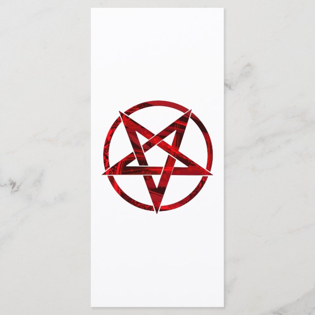 Menu Pentagrama do Diabo Vermelho (Frente)