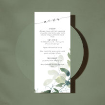 Personalização de Casamento Eucalyptus Botânico Mo