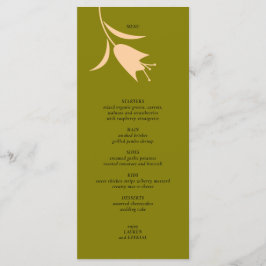 MENU PÊSSEGO MOD E CASAMENTO DE TULPAS DE AZEITE