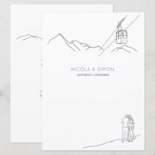 Menu Picos de Montanha Cobrados por Neve Picos Pincéis 
