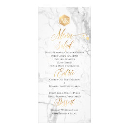 Menu PixDezines Marble/Faux Dourado Honeycomb