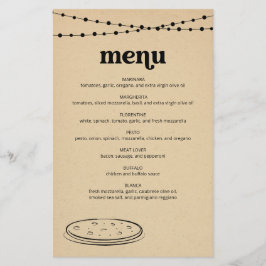 Menu Pizza