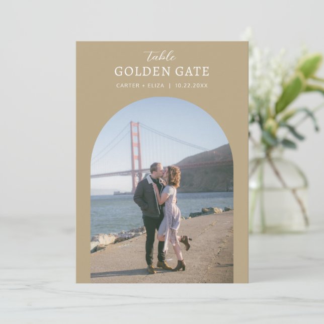 Menu Placa de identificação do número da mesa de local  (Em pé/Frente)