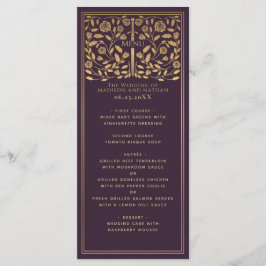 Menu Plano de Casamento de Espada Real Medieval Re