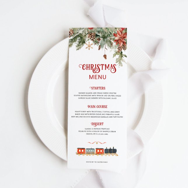 Menu Polar Express Pensado (Criador carregado)