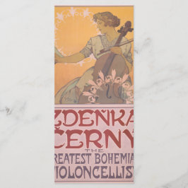 Menu Poster de Zdenka Cerny por Alphonse Mucha