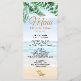 Menu Praia Tropical, Oceano, Starfish