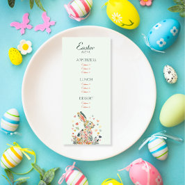 Menu primavera Garden Bunny Brunch