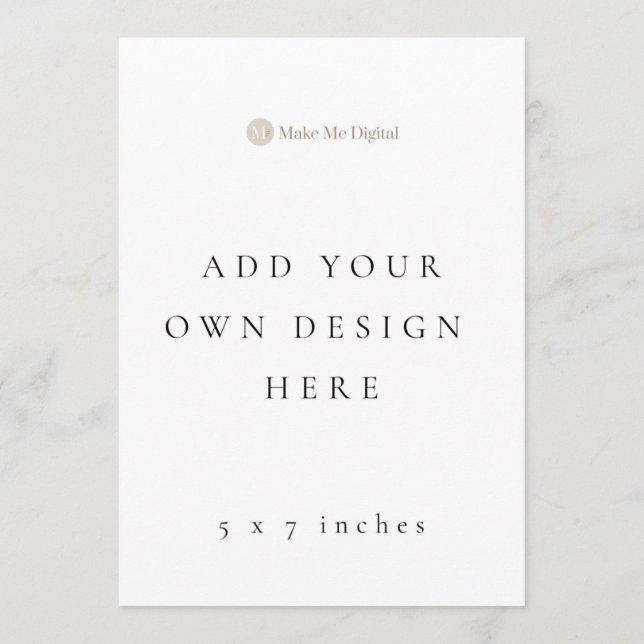 Menu Programa/Menus de Casamento de 5 x 7 polegadas DUP (Frente)