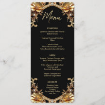 Menu Quadro Dourado