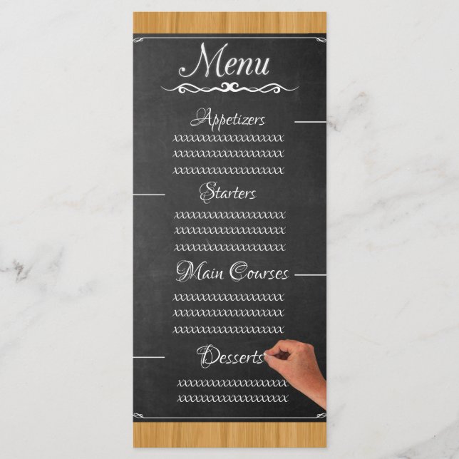 Menu Quadro negro (Frente)