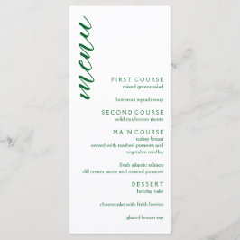 Menu Ramais de Árvores de Pinheiros do Woodland