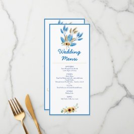 Menu recepção de casamento