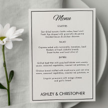 Recepção de casamento de Script Minimalista