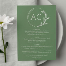 Recepção de casamento Verde Mudada de Quadro de Fo