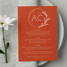 Recepção de casamento Vermelha de Cobre com Quadro