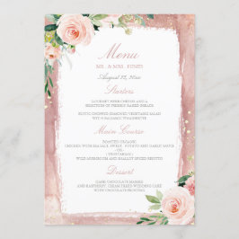 Menu Recepção de Festa de Janto de Casamento Encantado 