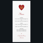 Menu Red Dourado Casamento da Felicidade Dupla Chi<br><div class="desc">Pode ser totalmente personalizado para atender às suas necessidades. Designs Gorjo. Impresso por Zazzle. // Precisa de ajuda para personalizar o seu design? Tem outras ideias? Sinta-se à vontade para me contactar.</div>