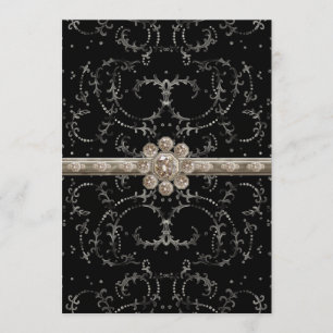Menu Redemoinhos octogonais do diamante de Bling da