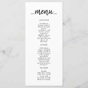 Menu Restaurant Cafe Lounge