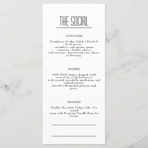Menu Restaurant Cafe Lounge