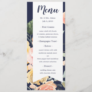 Menu Romance Descontraído